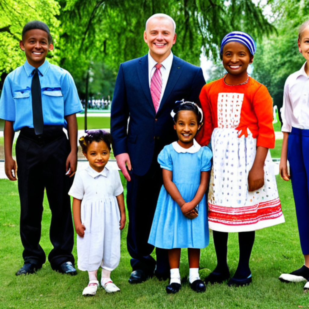 **
"A group of diverse children, fully clothed in appropriate attire, playing together in a park setting, showcasing various cultural clothing styles, safe for work, appropriate content, perfect anatomy, natural proportions, family-friendly, professional photograph, bright and cheerful."
**