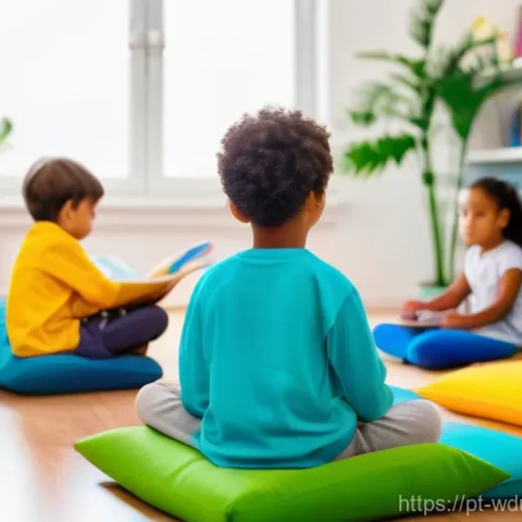 전인적 교육 접근과 협력적 문제 해결 - **Prompt 1: Holistic Learning in a Bright Classroom**
"A vibrant and welcoming elementary school...